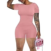 chicyes Lounge 2 Piece Sets For Women Summer Gym Two Piece Outfits Workout Plus Size Set Matching Shorts Clothes