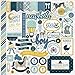 Rock-A-Bye Baby Boy Cardstock Stickers 12