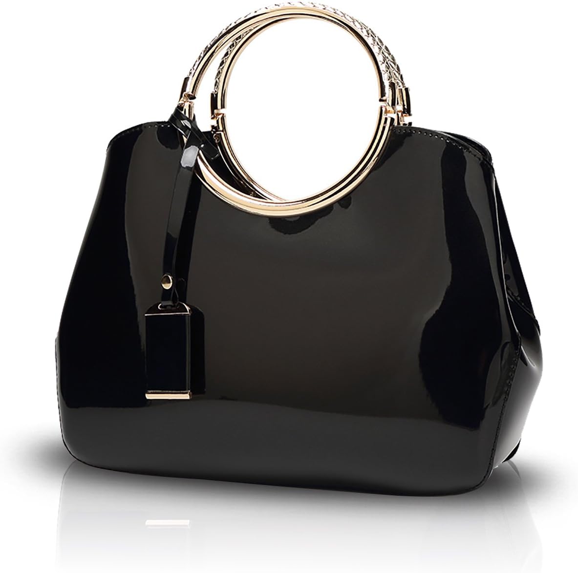 Women's Handbags Fashion Designer Patent Leather Casual Cross-Body Top-Handle Shoulder