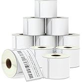 BETCKEY - Compatible DYMO 30256 (2-5/16" x 4") Shipping Labels, Perforated, Compatible with DYMO Labelwriter 450, 4XL, NOT FIT 550 & 5XL [10 Rolls/3000 Labels]