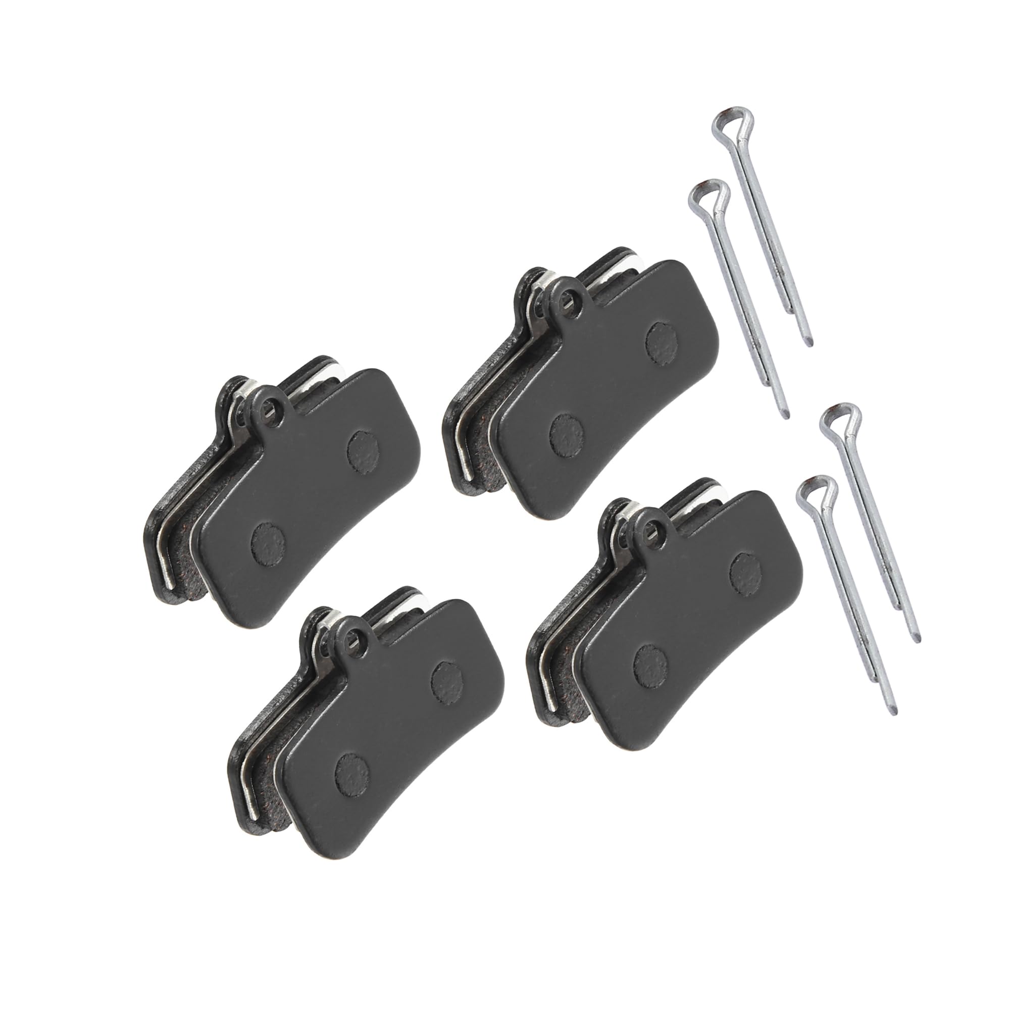 Partuto 4 Pair Semi Metal Disc Bike Brake Pad W/Split Pin for SHIMANO Saint Replacement