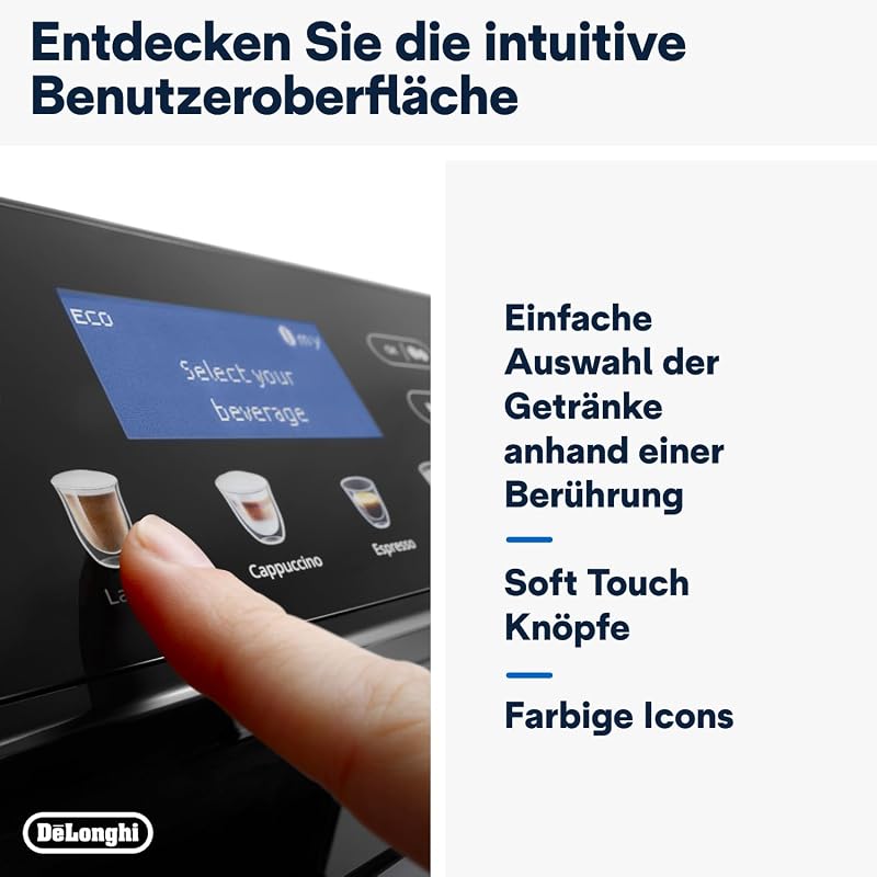 Eletta Evo - Kaffeevollautomat 6 Getränke Schwarz