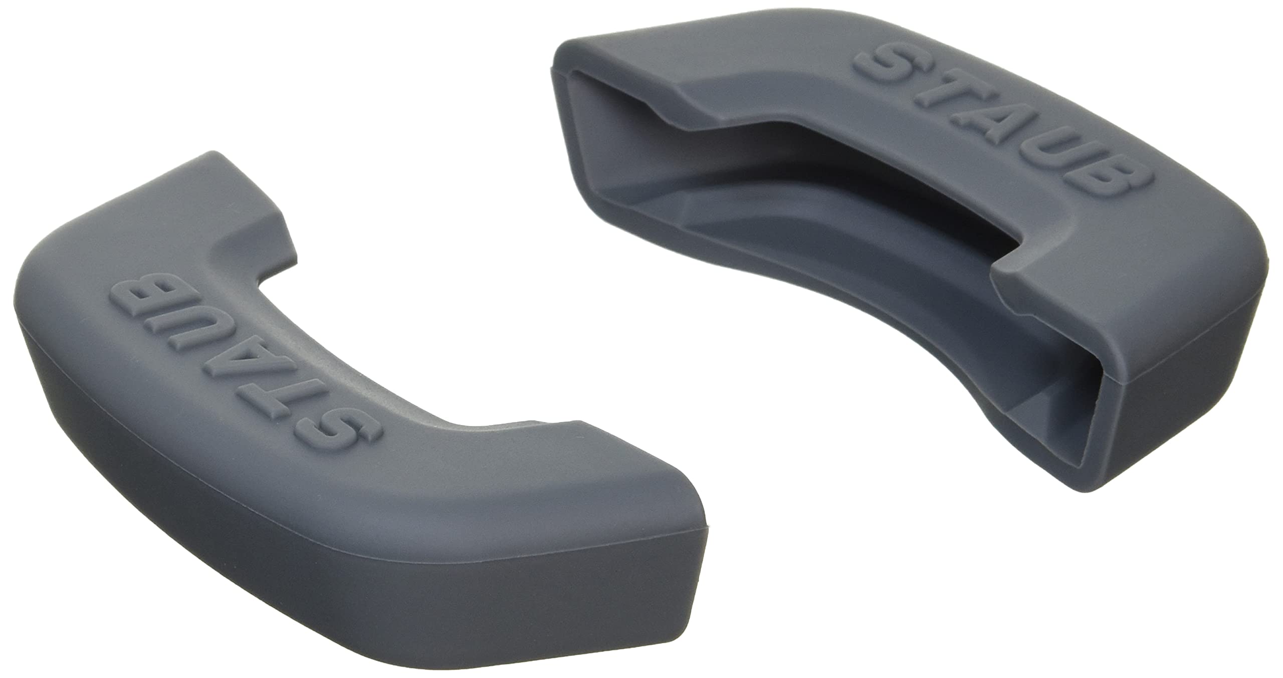 STAUB Vacuum 2E100104 Set of 2 Silicone Grips, Grey, 2 Units, 20 x 15 x 3 cm
