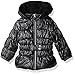 Pink Platinum Baby Girls Spray Foil Puffer