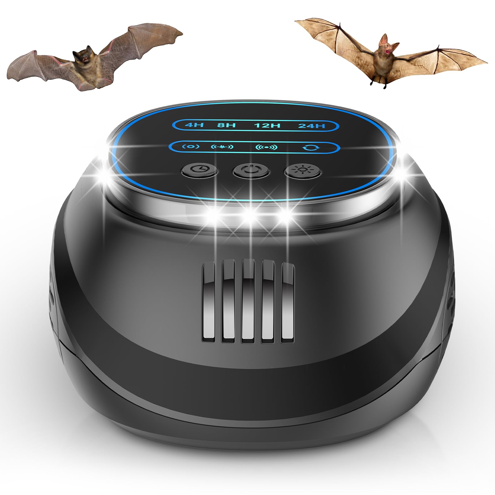 Photo 1 of 2025 Ultrasonic Bat Repellent for Attic Plug-in Bat Deterrent Devices with Strobe Light Getting Rid of Bats Keep Away for House Indoor Friendly to Human and Pet