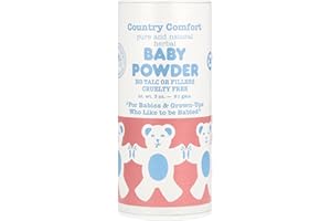 Country Comfort Pure & Natural Herbal Baby Powder, No Talc, 3 Oz
