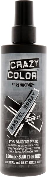 Crazy Color Graphite Pastel Hair Spray 250 ml by Renbow Crazy Color view 2