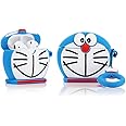 TEMTOOE Silicone Case Compatible for Apple Airpods 1&2 Lightweight Cover[Cartoon Pattern][Designed for Kids Girl and Boys](Doraemon)