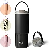 BOTTLE BOTTLE Insulated Water Bottle with Straw and Handle Stainless Steel Water Bottles for Car Sports Home Office and School 26oz Leak Proof