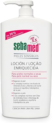 Sebamed Enriched Lotion 1L - Hidratante corporal enriquecido para pele seca sensível, indicado para uso diário