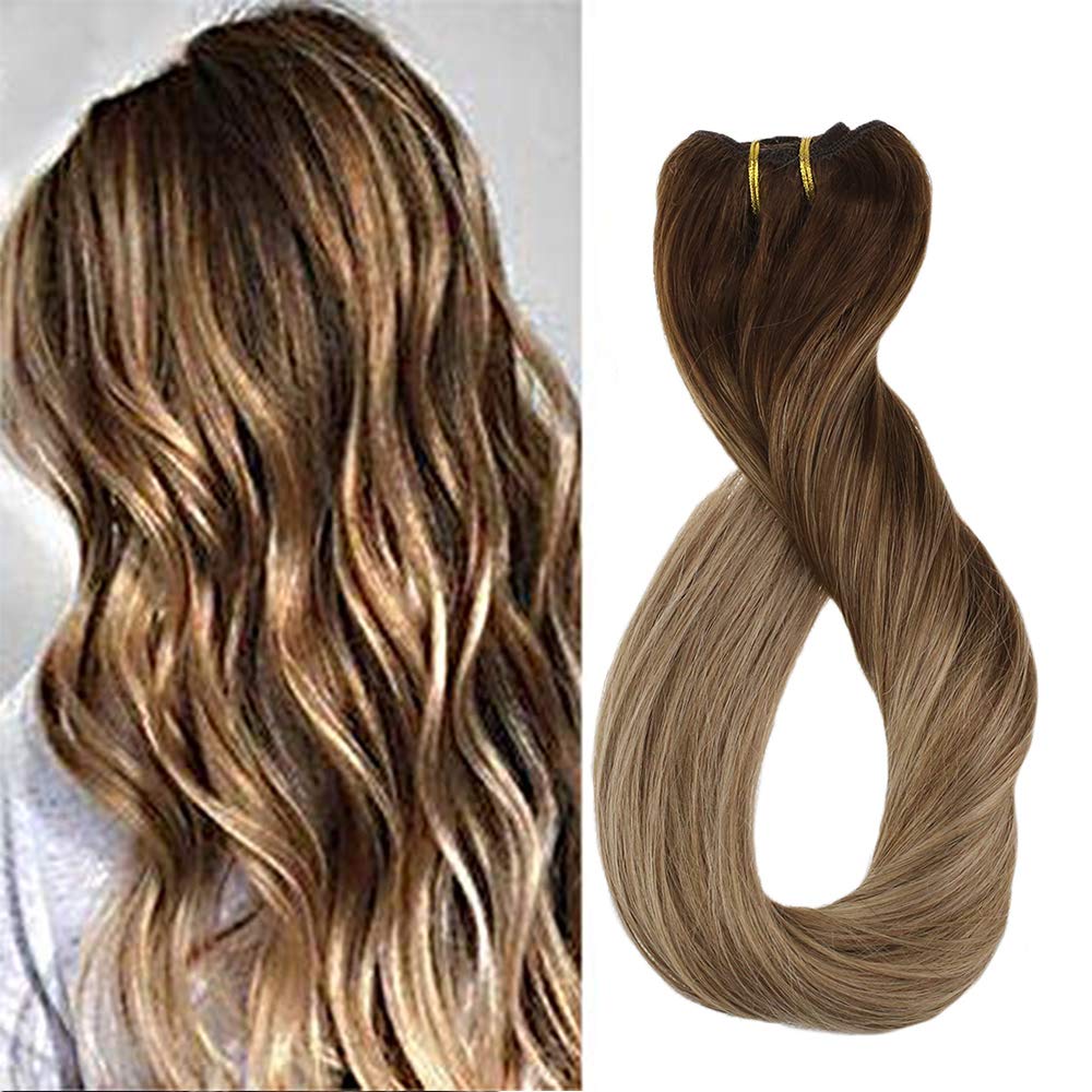 Amazon Com Full Shine Color 4 Medium Brown Fading To 10 With