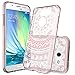 Galaxy J3 Emerge Case,J3 Eclipse Case,J3 Prime Case,J3 Mission Case,J3 2017/J3 Luna Pro/J3 Sol 2/Amp Prime 2 Case Clear with Screen Protector,Anoke Slim Fit Phone Cover for Samsung J3 Emerge Rose Gold