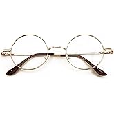 V.W.E. Progressive No Line Multifocus Round Metal Reading Glasses – Tri-Focal Reader for Clear Vision at Multiple Distances