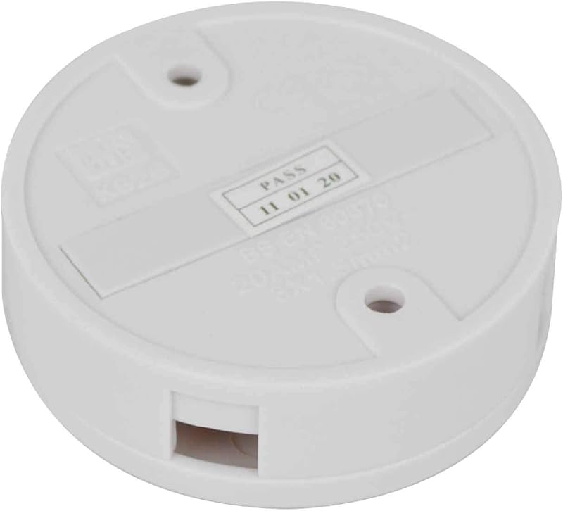 Status 20A 4 Terminal Electrical Junction Box White 20SRJBX4