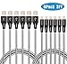 AASAMA Lightning Cable, 3 Feet Certified Nylon Braided iPhone Charger Cord for iPhone, iPad and iPod (5 Pack)