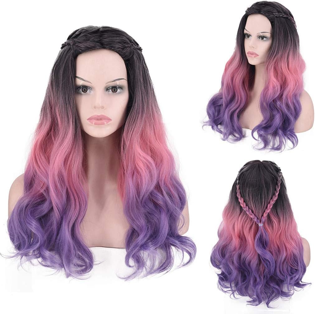 Curly Wigs For White Women Women S Fashion Wig Multicolor