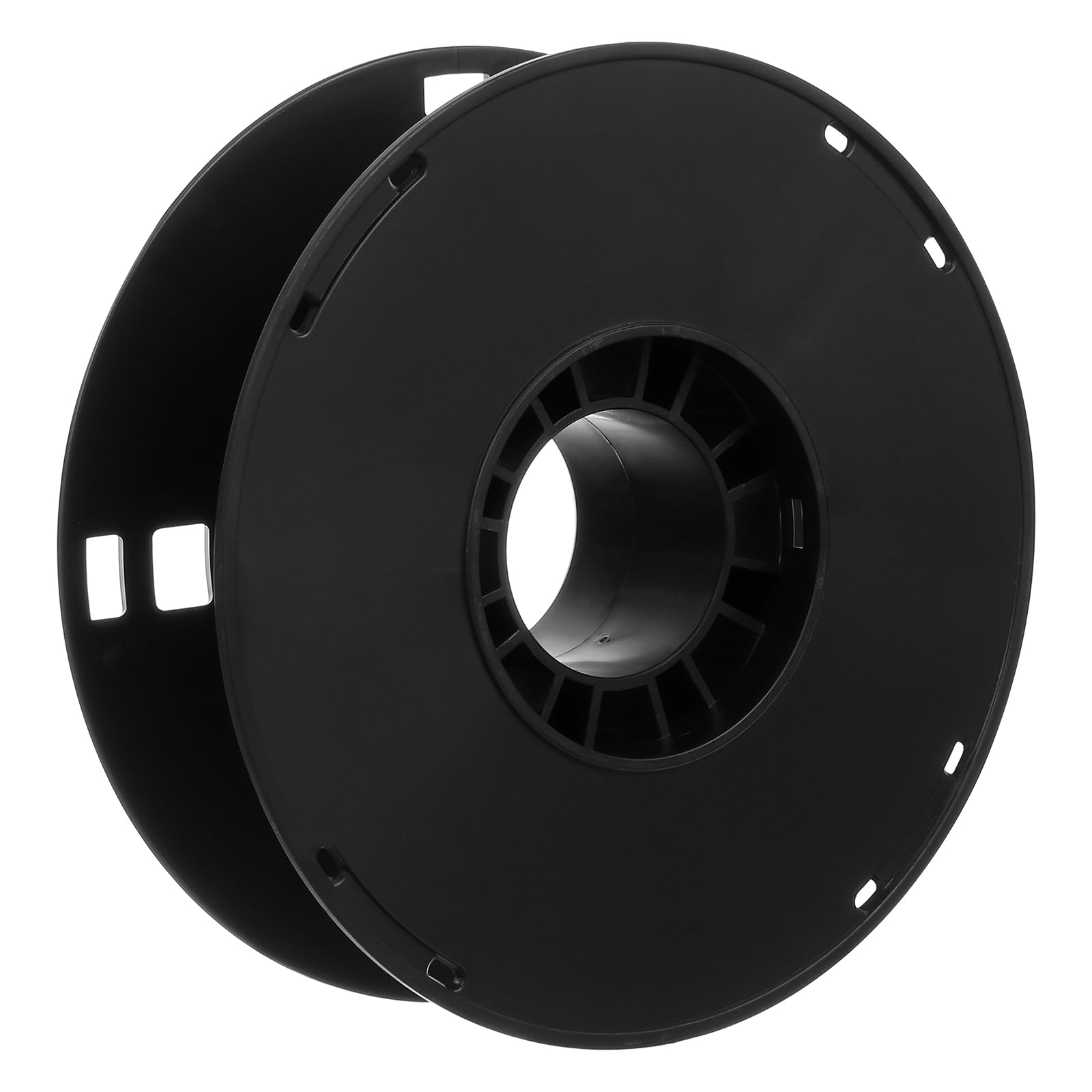 Photo 1 of Angoily Cable Reel Rope Reel Cord Storage Reel Cable Roller Spool for Braided Cord Large Spools for Wire Electric Cord Reels Drop Cord Reel Cable Extension Cord Hose Reel To Weave Winder, Black