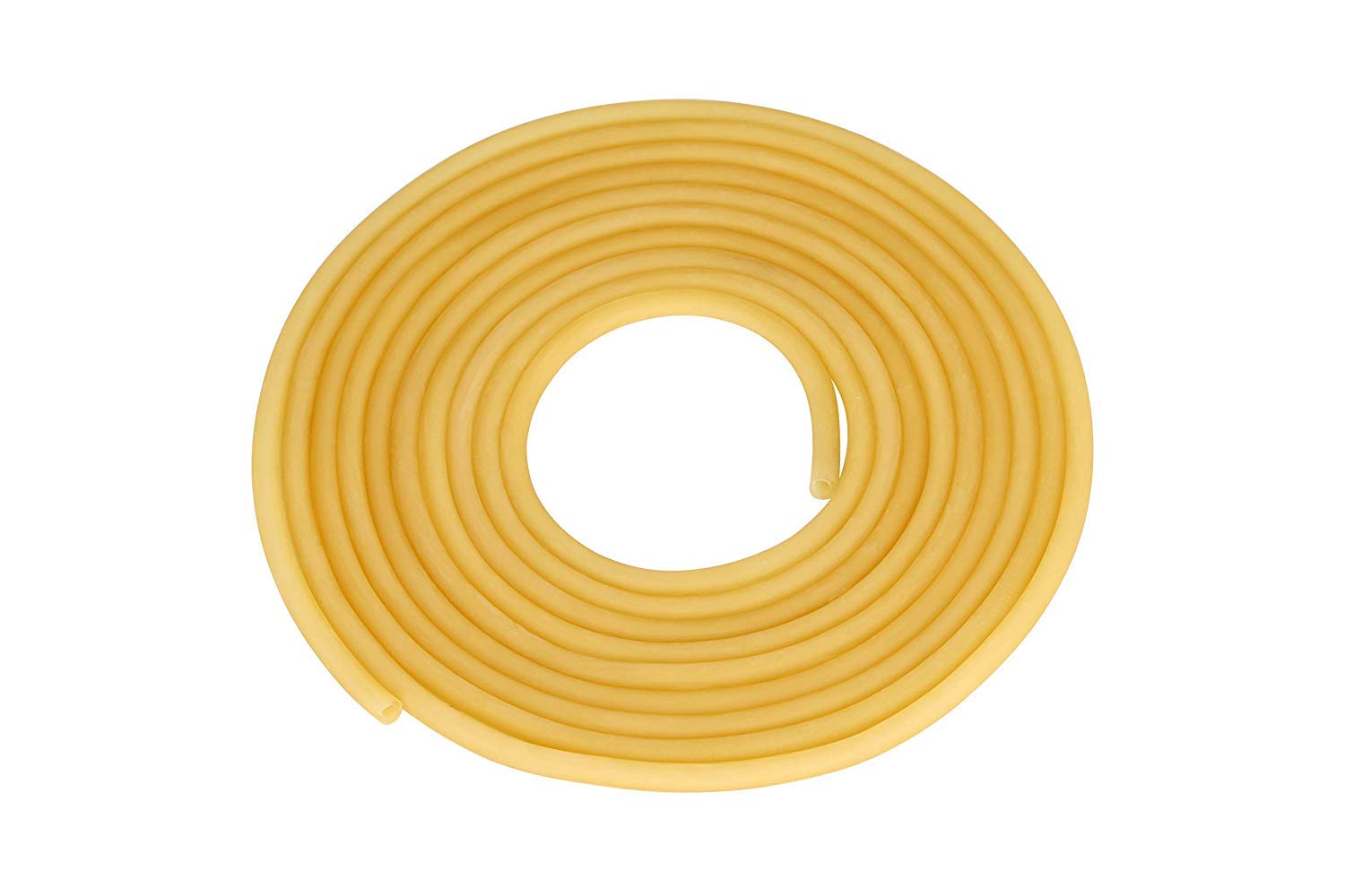 TEN-HIGH Natural Latex Rubber Tubing, 5 Meters 12x17mm Flexible Rubber Hose, Slingshot Catapult Surgical Tube Elastic Parts 5m Length, 0.67inch OD x 0.47inch ID