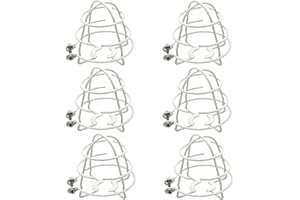 CIAO STILISTA (6 Pack) 1/2" Fire Sprinkler Head Cage Guard Protector Fire Extinguishing System Sprinkler Bracket White