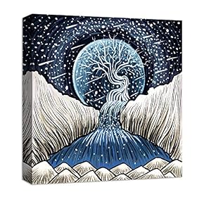 Abstract Dream World Painting Artwork for Home Framed