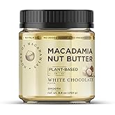 House of Macadamias White Chocolate Creamy Macadamia Nut Butter - Vegan, Keto, No Added Sugar, No Palm Oil, No Preservatives,