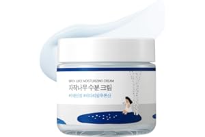 ROUND LAB Birch Juice Moisturizing Cream 2.7 Fl Oz, 48-Hour Deep Hydrating Lightweight Face Moisturizer with Birch Sap & Vita Hyaluronic Acid, Gentle on Acne-Prone and Sensitive Skin, Korean Skin Care