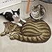 FADFAY Handmade Cute Cat Floor Mat Doormat Kitchen Rug Funny Kids Rug 33''*18''