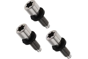 OTOTEC 3Pcs Golf Driver Screw Bolt Compatible with Taylormade M3 M4 M5 M6 SIM SIM 2 Compatible with Stealth 2 Qi10 Fairway Wood Hybrid Shaft Adapter Sleeve