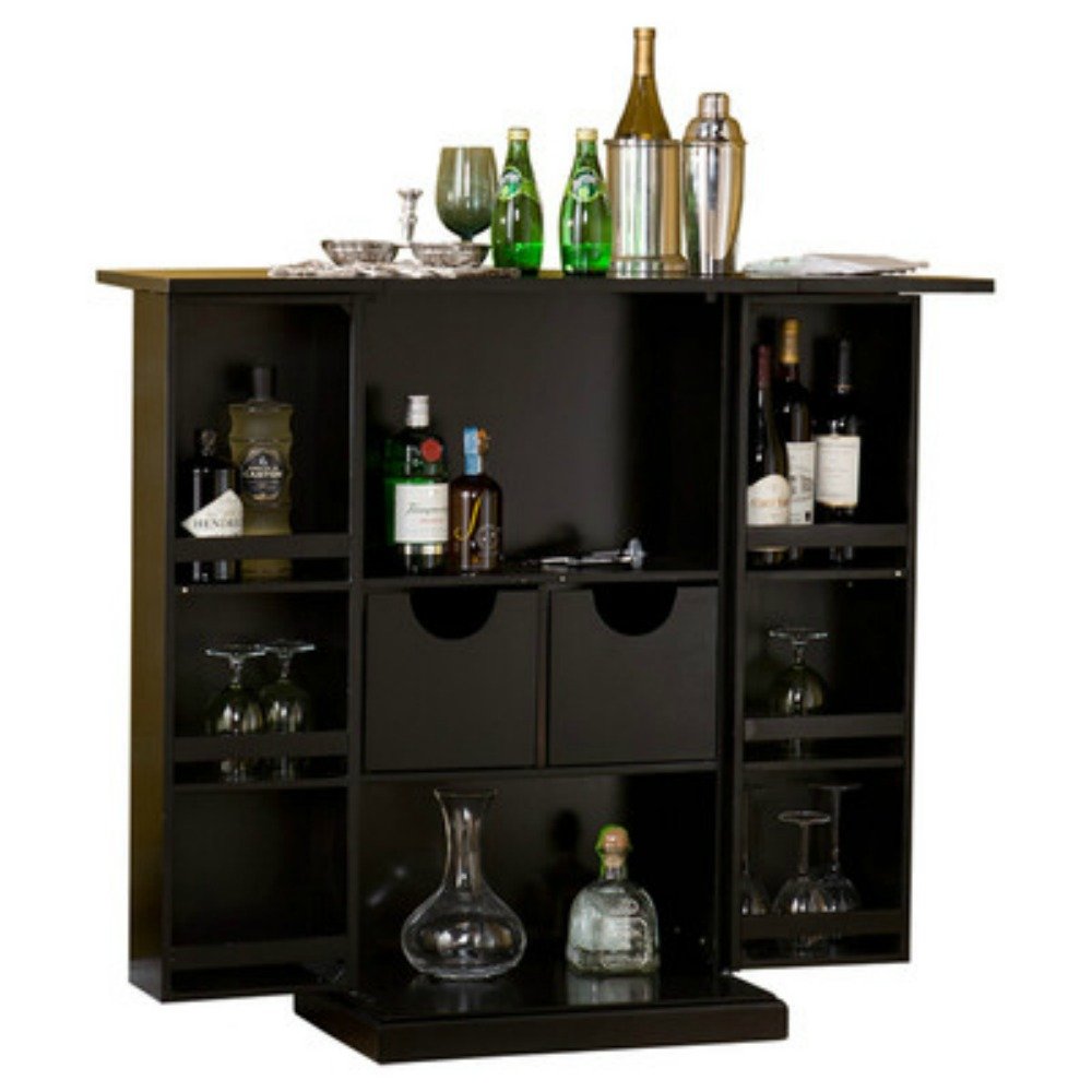 Stylish Bar Mini Home Liquor Wine Glass Storage Expandable