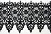 10 Colors Floral Embroidered Scalloped Venise Guipure Applique Lace Trim (Black)