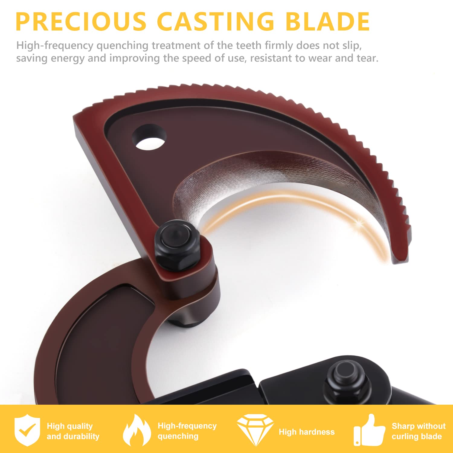 Flytuo FT-325 Ratschenkabelschneider Schwerlast-Werkzeug für Aluminium, Kupfer und elektrische Kabel bis zu 240mm² 4