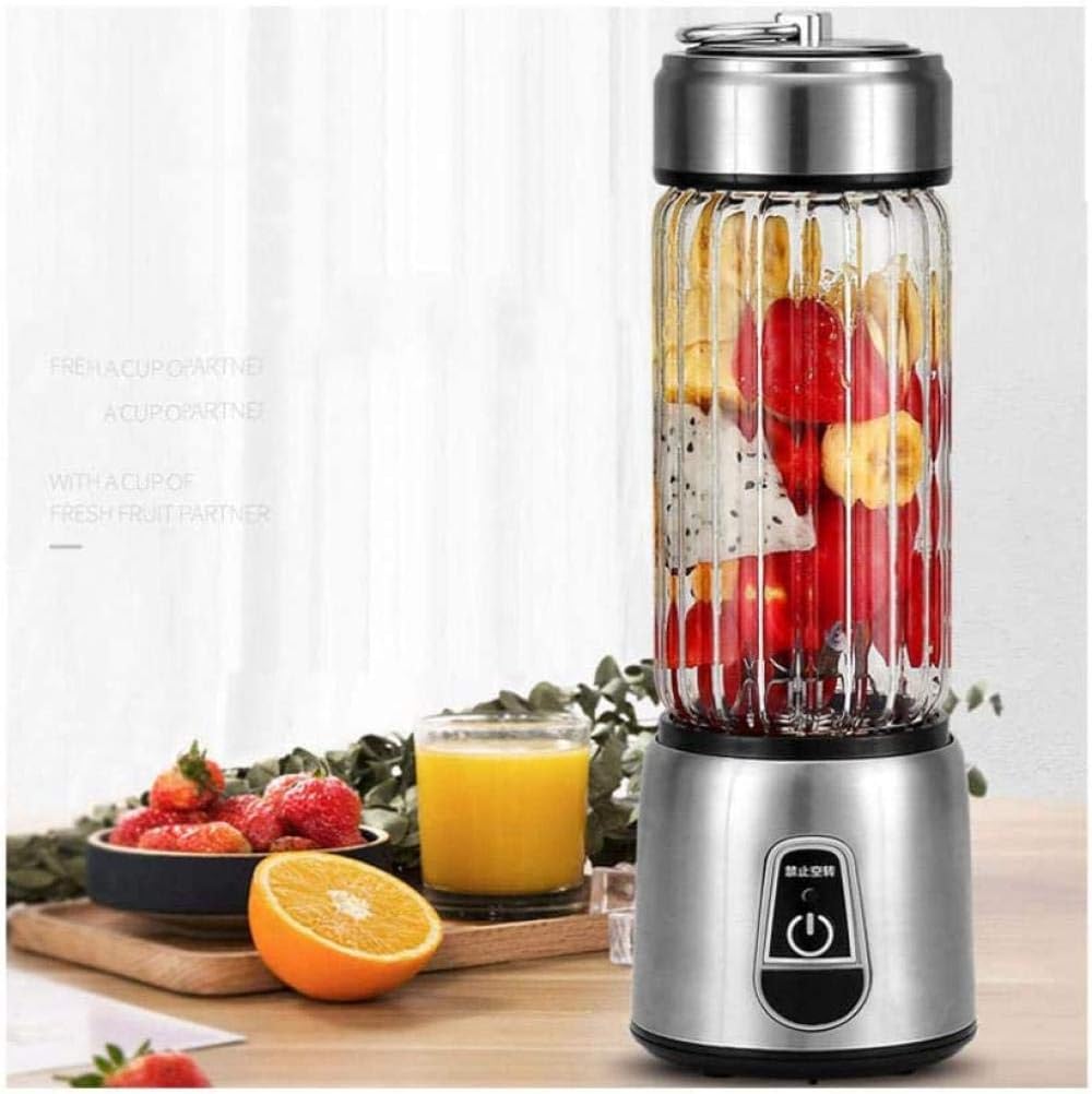 GONGFF Fully Automatic Rechargeable Portable Juicer,Household Mini Small Juicer,Fruit Glass Juicer