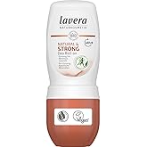 lavera Natural & Strong Deo Roll-On 48h - vegan - natural cosmetics - with organic ginseng & natural minerals - no aluminium - climate neutral - 48h protection - dermatologically tested - 1.69 fl oz