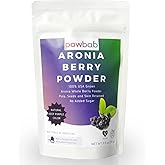 powbab Aronia Berry Powder from 100% USA Grown Organic Aronia Chokeberry. No Added Sugar. Not Freeze Dried. Made in The USA Black Chokeberry (3.5 Oz)
