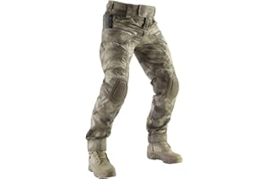 ZAPT Combat Pants Men's Airsoft Paintball Tactical Pants with Knee Pads Hunting Camouflage Military Trousers