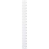 Dritz 831 See-Thru Ruler, 2 x 18-Inch, Clear