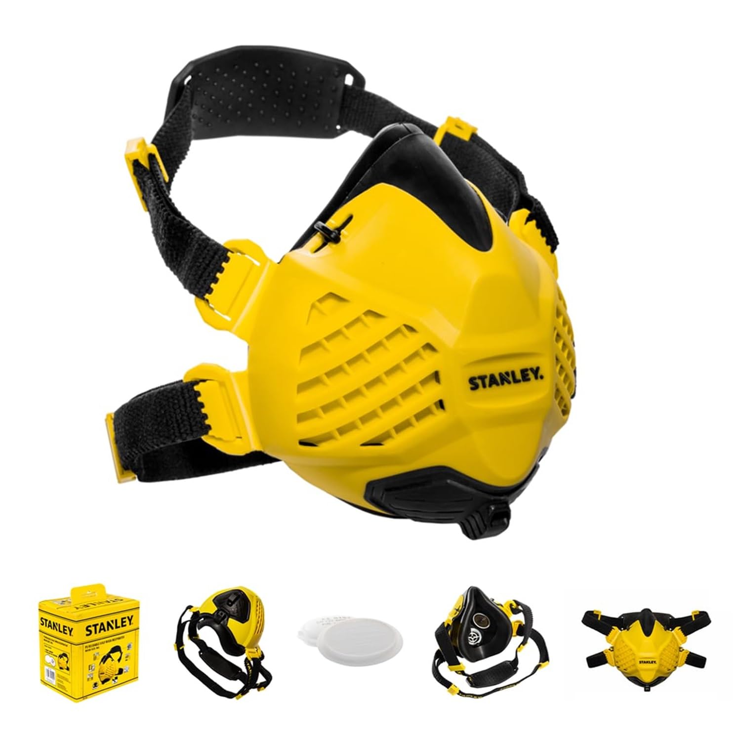 STANLEY DUST MASK RESPIRATOR WITH P3 FILTERS S/M