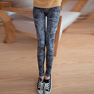 GAOYUE Leggings Impresos de Malla Sexy Fitness para Mujer Ropa