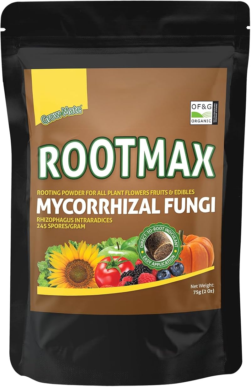 Grow Mate RootMax Mycorrhizal Fungi 75 g Rooting Powder for Plants