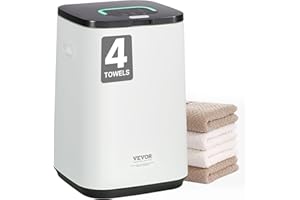 VEVOR Towel Warmers for Bathroom, Towel Warmer Bucket with Child Lock & High-Temp Indicator & 24H Delay Timer & Auto Shut Off Fits up to 4 Oversized Towels, Blankets, Clothes, Bathrobes and More