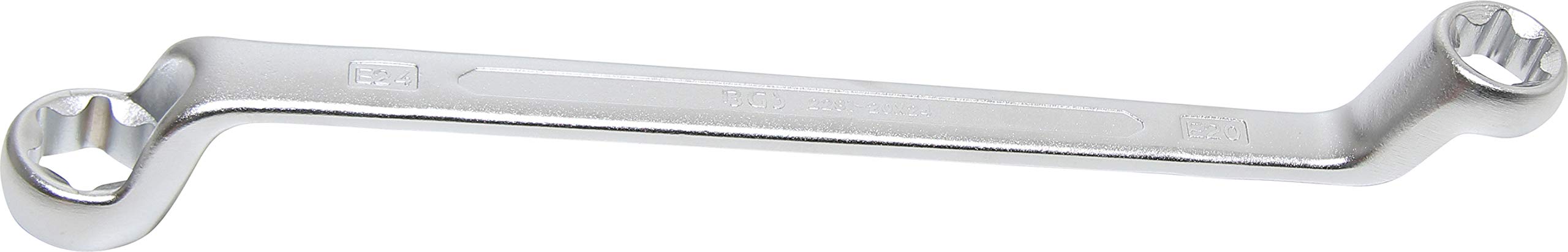 BGS 2281-20X24 | Double Ring Spanner with E-Type Ring Heads | offset | E20 x E24