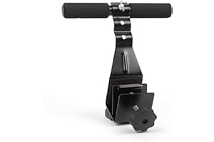 Phoenix Fitness RY848 Unisex Door Sit-Up Bar - Doorway Sports Crunch Bar for Abdominal Exercises Adjustable Levels and Padded Ankle Bar, Black, M