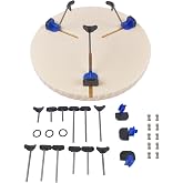 Mixizap Pottery Machine Turntable Clamp, Portable Pottery Centering Tool | Adjustable Ceramic Art Repair Tool, Ceramic Pottery Trimming Turntable Tools Sculpting Clamp Repair Tools
