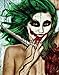 Daveed Benito Joker Girl Why So Serious Sexy Gothic Pin-Up Art Postcard Poster Print, Unframed 11x14