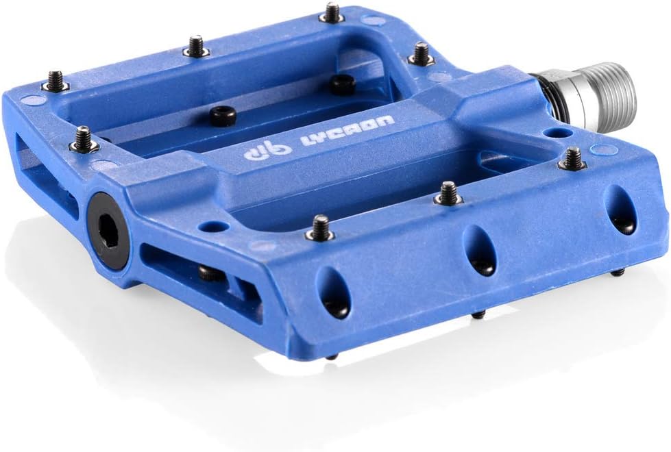 blue mountain bike pedals