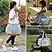 Diaper Bag for Girls and Boys - Large Capacity Baby Bag - Nappy Bag - Diaper Tote - Plus Changing Pad, Stroller Straps and 10 Pockets - Best Baby Shower Gift by 7Senses (Grey)
