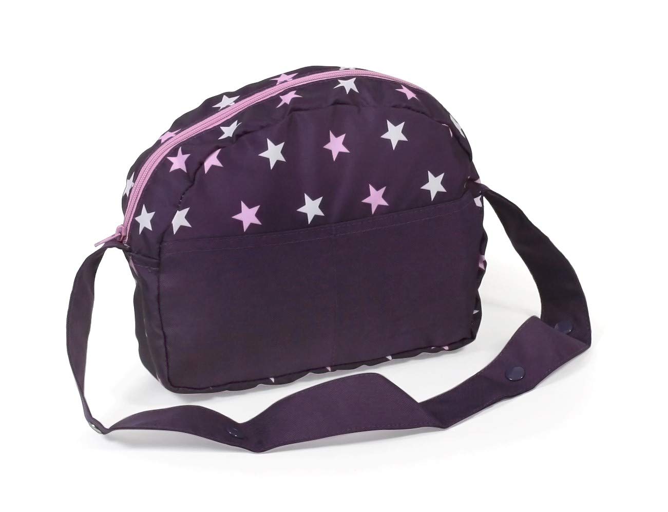 Bayer Chic 2000 - Changing Bag for Dolls, Doll Changing Bag, Doll Accessories, Doll Bag, Stars Purple