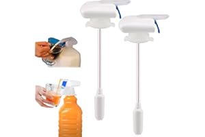 XING CHEN HAI YANG 2 Pack Drink Dispenser,Milk Dispenser,Electric Tap,Automatic Drink Dispenser,One-Handed Operation,Can Prevent Milk and Beer From Overflowing,Suitable for Outdoor and Home Kitchens