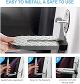 URAQT Car Door Pedal Foldable Roof-Rack Foot Pedal Ladder 250kg Grey view 5
