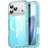 AICase for iPhone 17 Pro Case Clear Compatible with MagSafe 3 in 1 Heavy Duty Drop Protection Full Body Rugged Shockproof/Dust Proof 3-Layer Military Protective Tough Durable Cover 6.3"_3